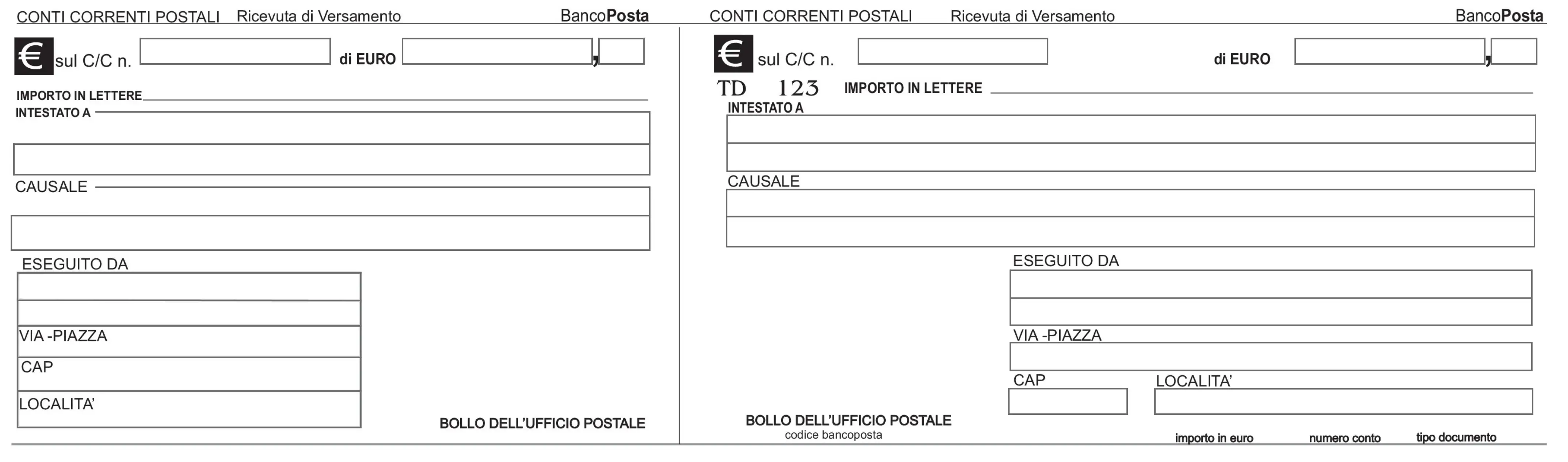 Bollettino Postale Editabile Online Gratis - Compila e Stampa Bollettino Postale Editabile Online Gratis - Compila e Stampa
